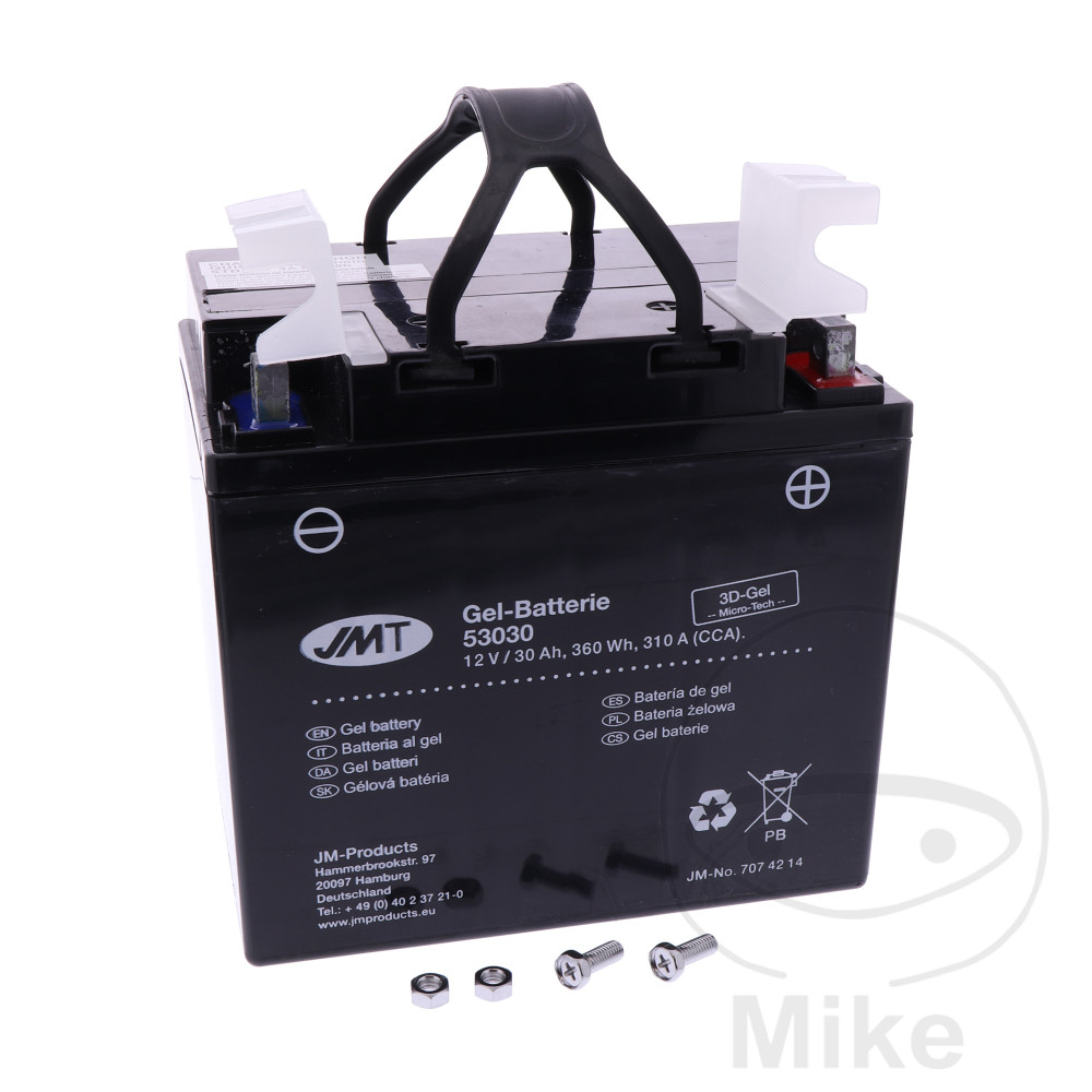 Batterie Motorrad 53030 Gel JMT Alternative: 7071004 7073844