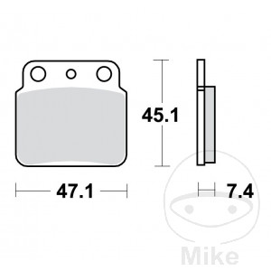Bremsklotz Sinter SI TRW Alternative: 7320401