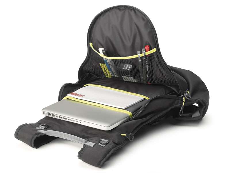 Easy-BAG - Rucksack schwarz aus Cordura Volumen 22 Liter + Helmtasche / Max. Zuladung 3 kg