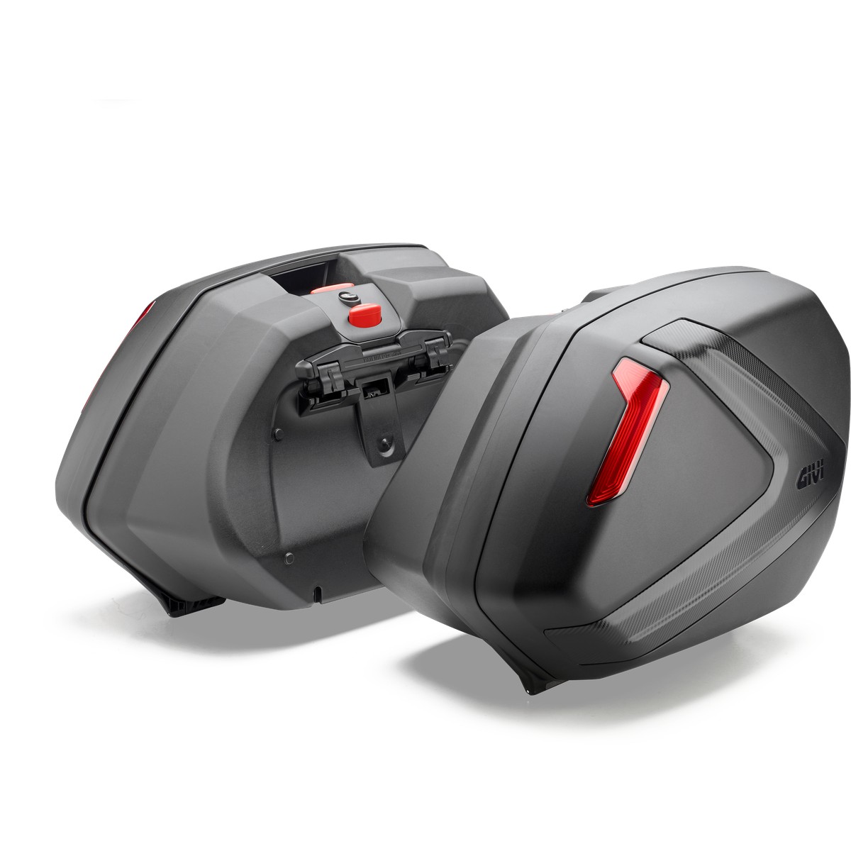 V37 - Seitenkoffer-Satz Monokey® SIDE in Carbon Optik, max. Zuladung 10 kg