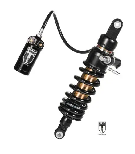 BLACK-T Federbein Stage3 für BMW R18 ab 2020 mit Ausgleichsbehälter zur Verwendung des BMW OEM HPA