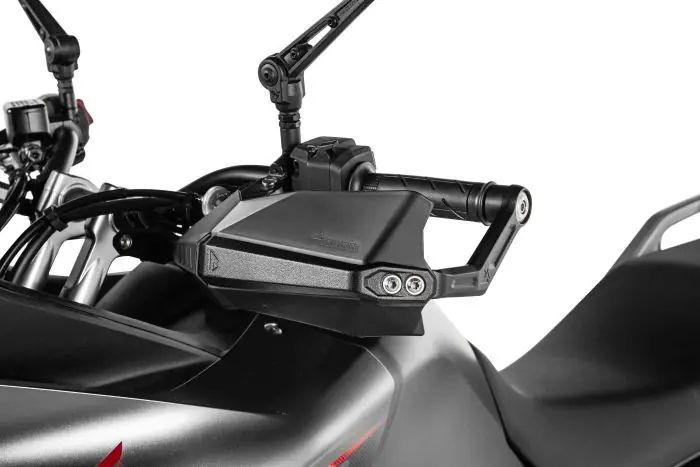 Handprotektoren DEFENSA Expedition, schwarz, Honda XL750 Transalp