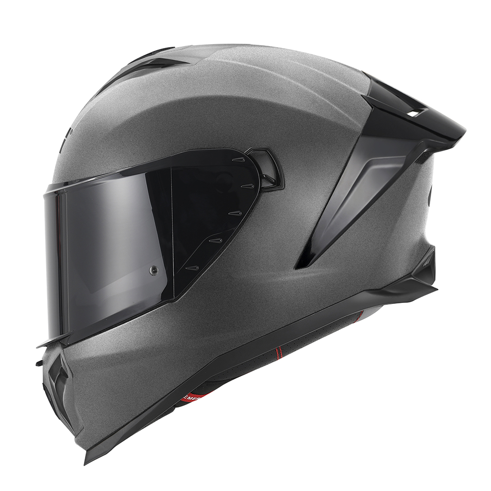 HPS 50.3 ABS SOLID, Integral-Helm matt titanium - Gr. 54/XS