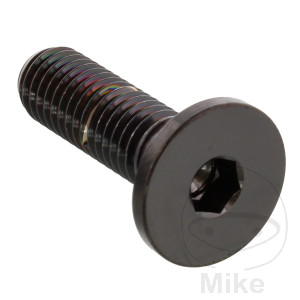 Schraube Bremsscheibe M8X1.25 mm 26 mm Edelstahl V4A schwarz