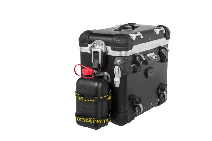 ZEGA Evo Zubehörhalterset Kanisterhalter mit Benzinkanister Touratech 2 Liter