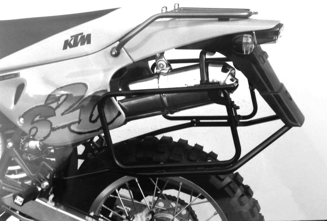 Seitenkofferträger festverschraubt schwarz für KTM LC4 400 (1994-1998) / 620 (1994-1998)