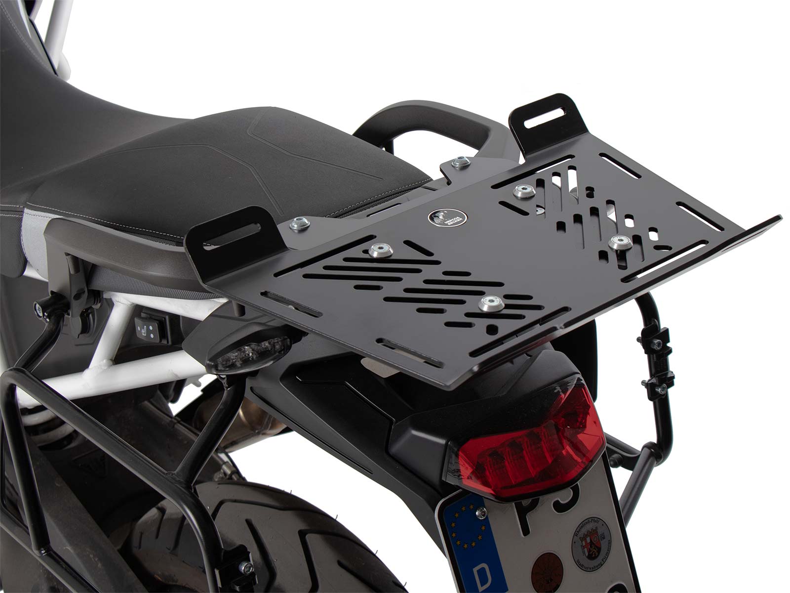 Gepäckbrückenverbreiterung schwarz für Triumph Tiger 900 GT / Pro (2024-)