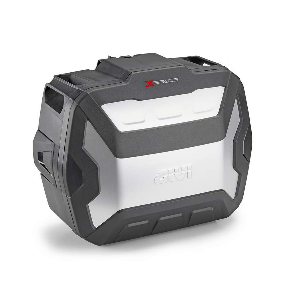 Monokey Koffer XSPACE schwarz, mit Cover aus elox. Aluminium, erweiterbar von 27 auf 36 Liter