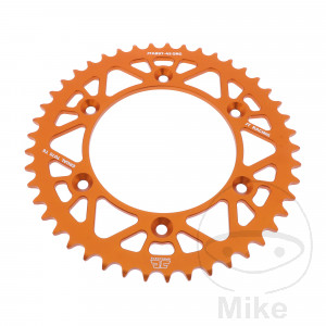 Alu-Kettenrad 45Z Teilung 520 orange JT Innendurchmesser 125 Lochkreis 150