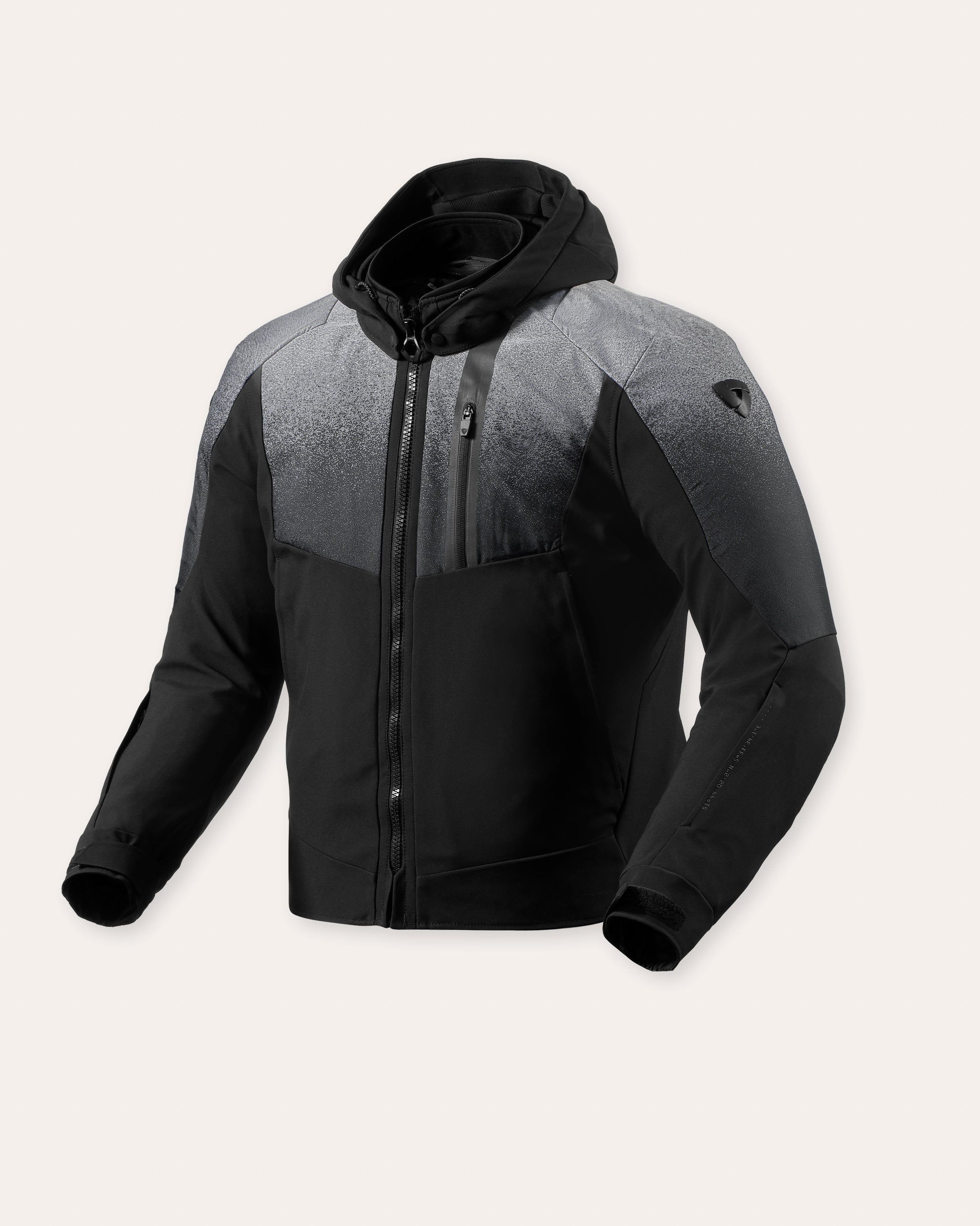 Jacke Epsilon H2O Schwarz-Grau S Standard
