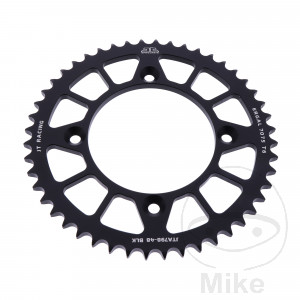 Alu-Kettenrad 48Z Teilung 428 schwarz JT Innendurchmesser 100 Lochkreis 120