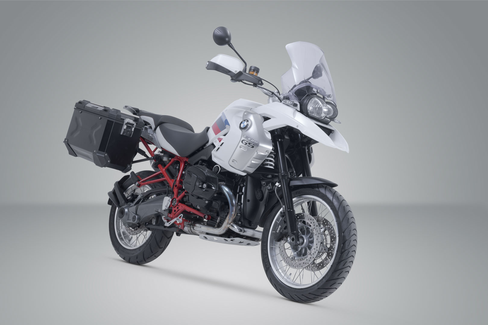 Adventure Set TRAX ADV Schwarz. BMW R 1200 GS (04-12).