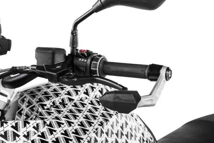 Handprotektoren DEFENSA Leverguard, silber,  für BMW R1250GS/ R1250GS Adventure/  R1200GS ab 2013/ R