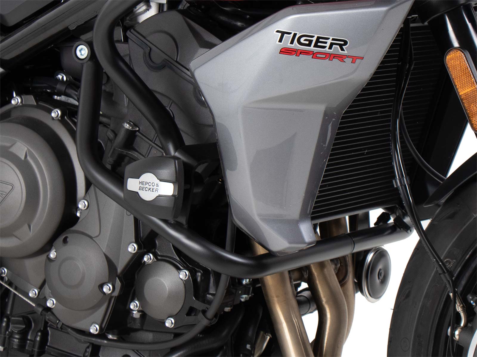 Motorschutzbügel schwarz inkl. Protection Pads für Triumph Tiger Sport 660 (2022-2025)