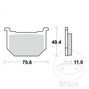 Bremsklotz Standard TRW Alternative: 7326556