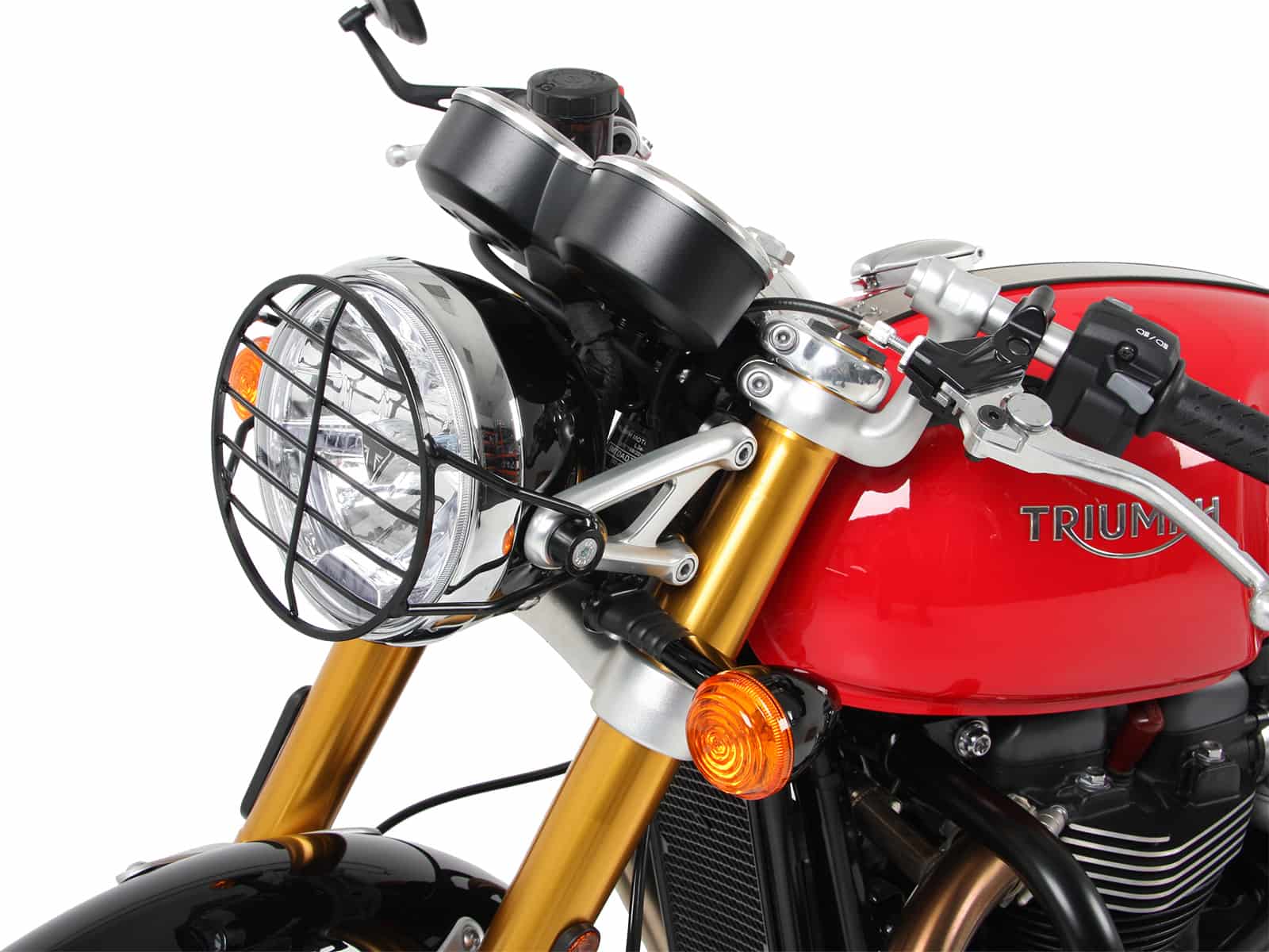 Lampenschutzgitter schwarz für Triumph Thruxton/R (2016-2024)