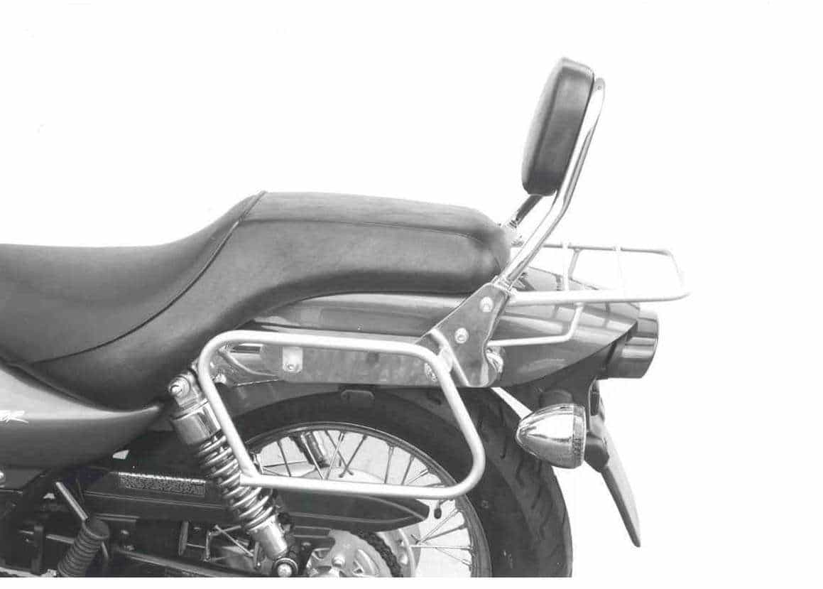 Rohrgepäckbrücke chrom für Kawasaki EL 125 (1998-2007)