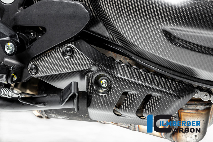 Auspuff Cover links Ducati Diavel Bentley matt
