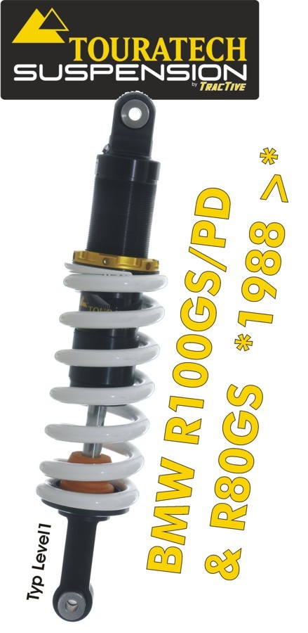 Touratech Suspension Federbein für  BMW R100GS/PD & R80GS ab 1988 Typ *Level1*