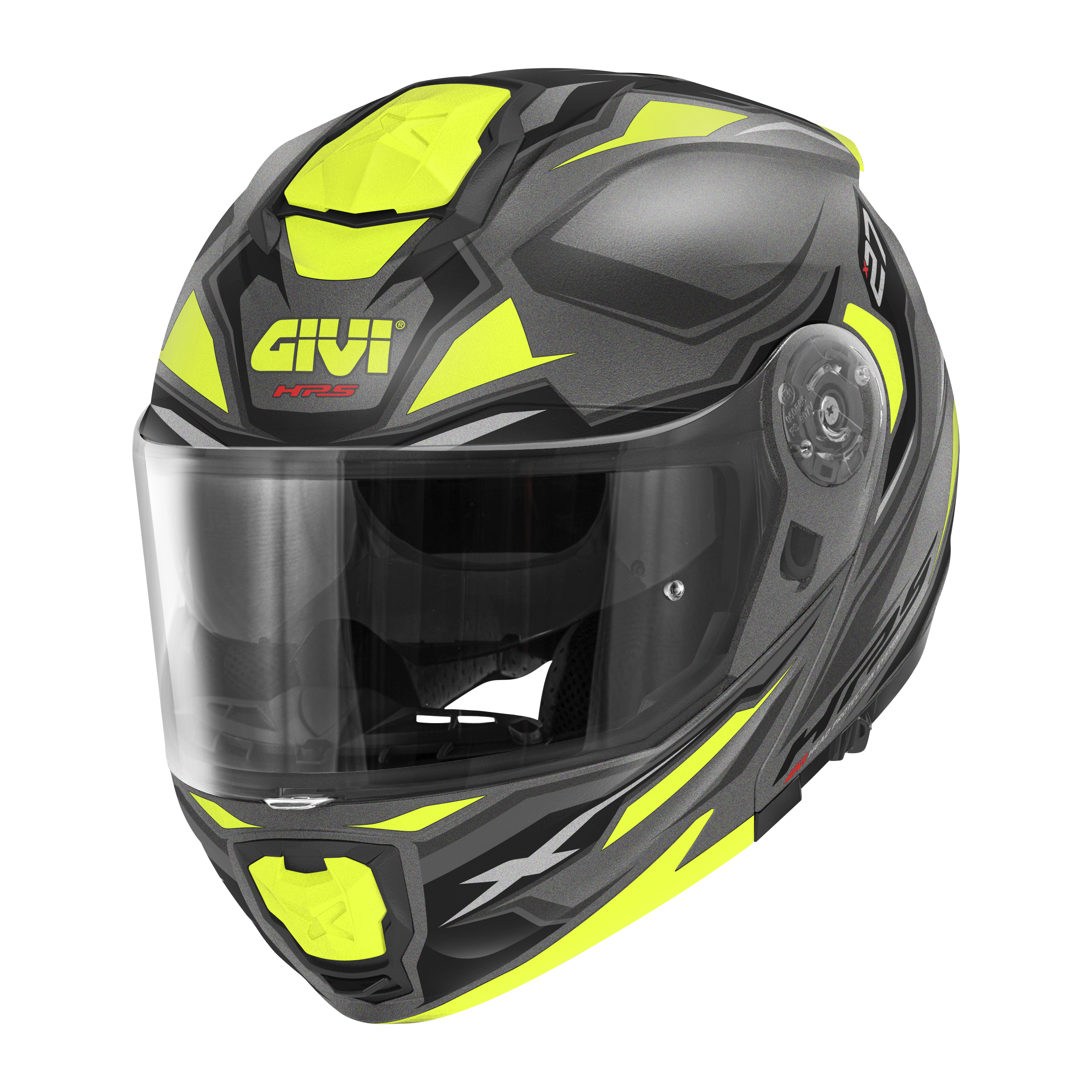 HPS X.27 GRAPHIC SECTOR - Gr. 61/XL - matt-titanium / schwarz / gelb