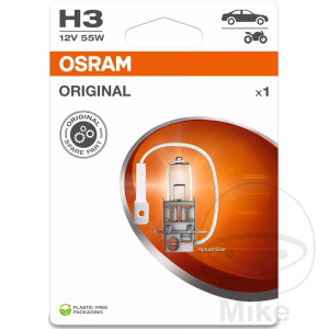 Lampe H3 12V55W 1er Blister Osram siehe 1591361       08/25