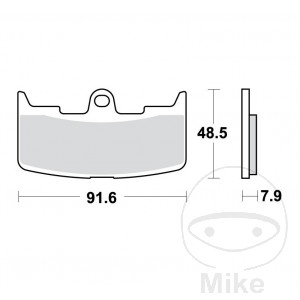 Bremsklotz Sinter vorne TRW Alternative: 7324296
