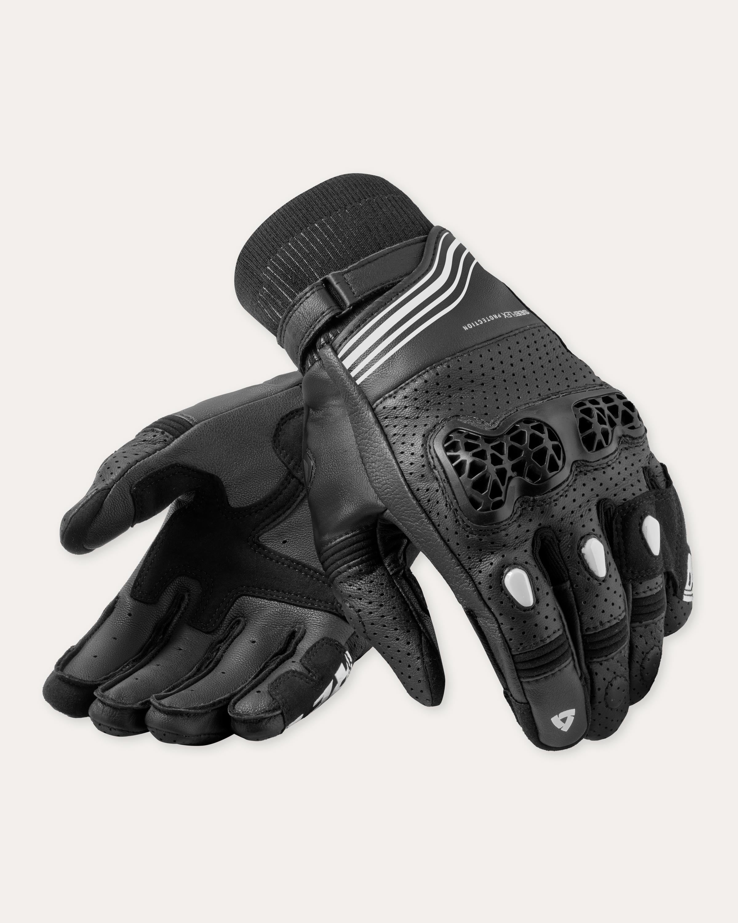 Handschuhe Positron Schwarz-Weiß S Standard