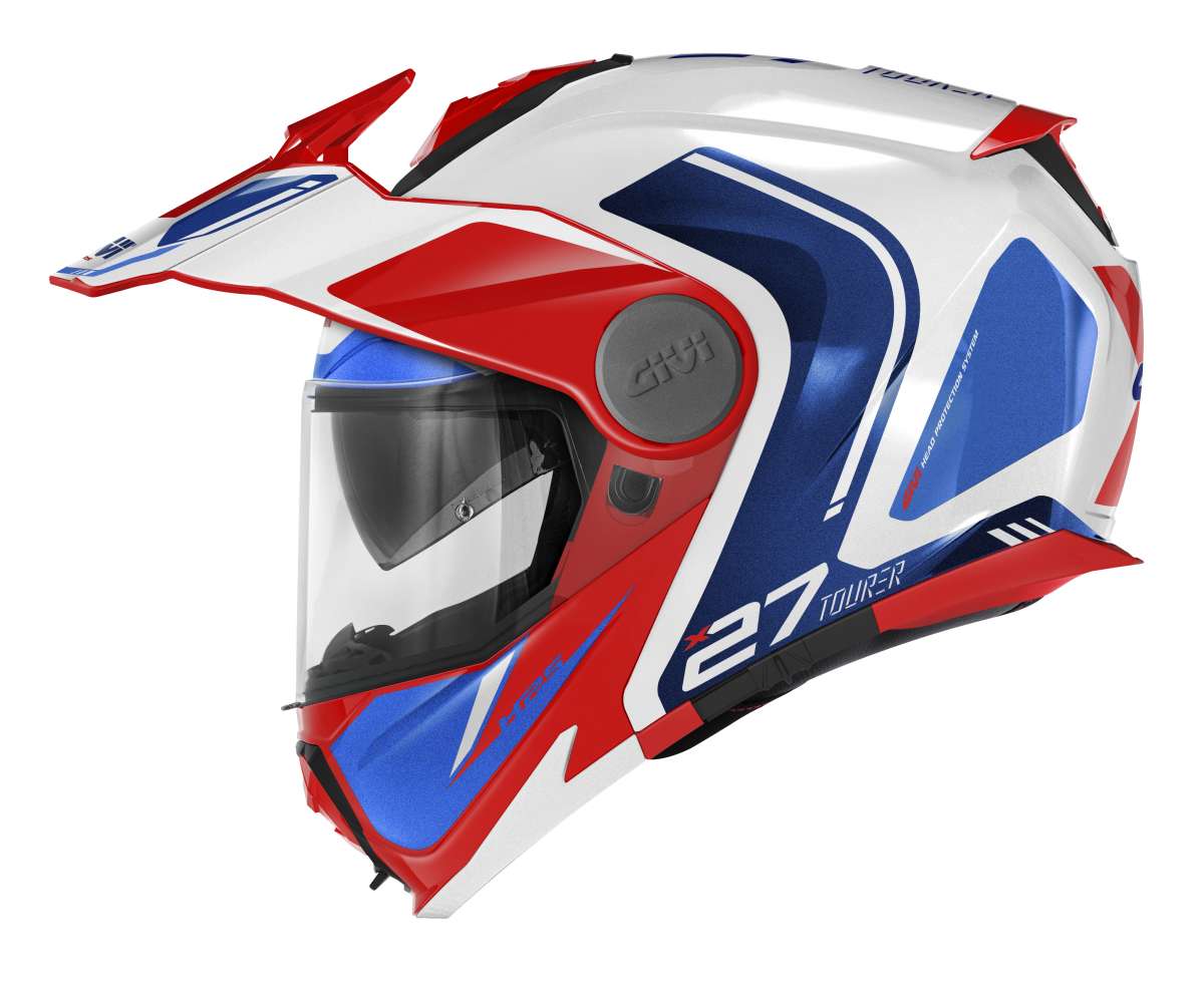 HPS X.27 TOURER GRAPHIC - Gr. 63/XXL - weiß / blau / rot