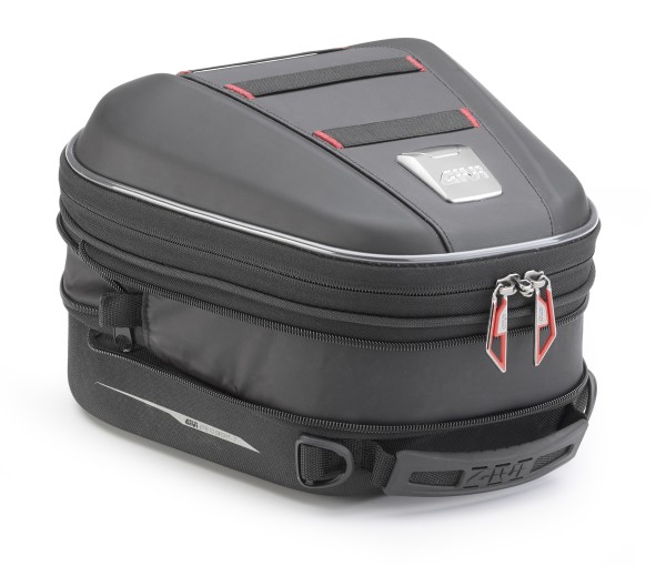 Thermogeformte Satteltasche, 10 Liter Volumen ausgestattet mit Tanklock System