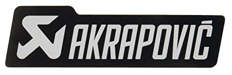 Akrapovic Aufkleber 115 mm hitzefest