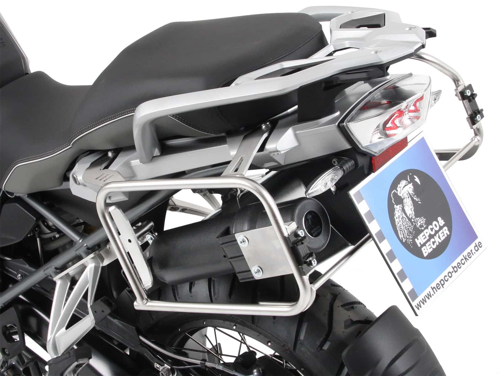 Werkzeugbox 29 x 8 cm für Seitenkofferträger Cutout/Lock-it schwarz für BMW R 1200 GS LC (2013-2018)