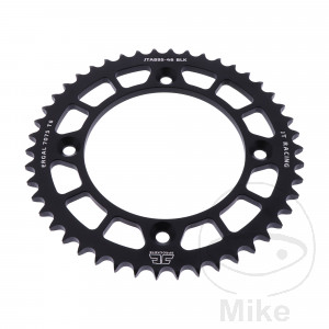 Alu-Kettenrad 46Z Teilung 428 schwarz JT Innendurchmesser 110 Lochkreis 132