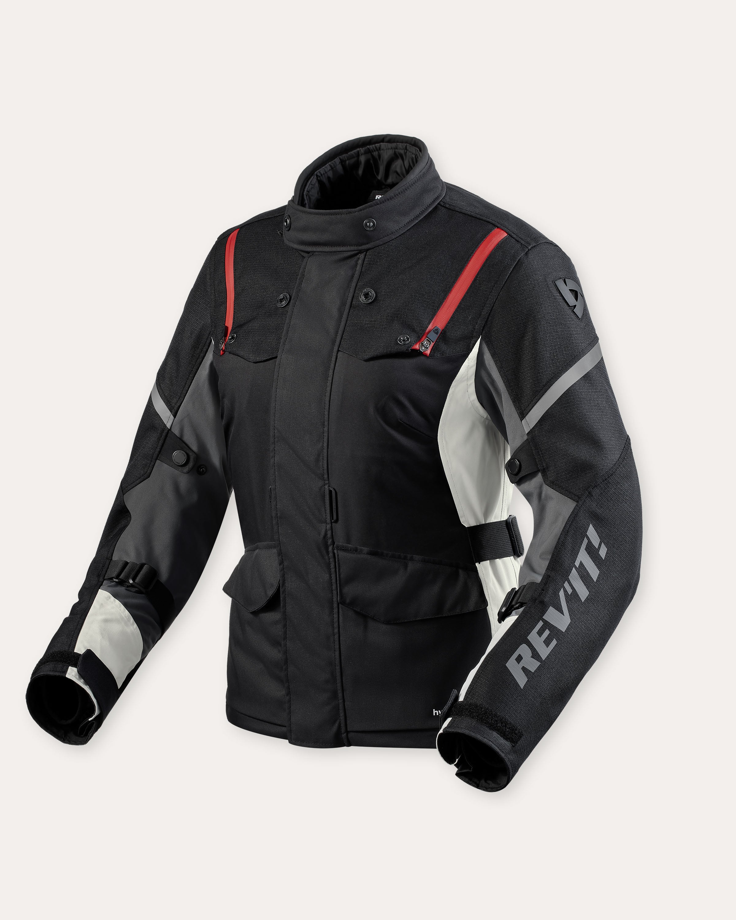 Jacke Horizon 3 H2O Ladies Schwarz-Rot 36 Standard