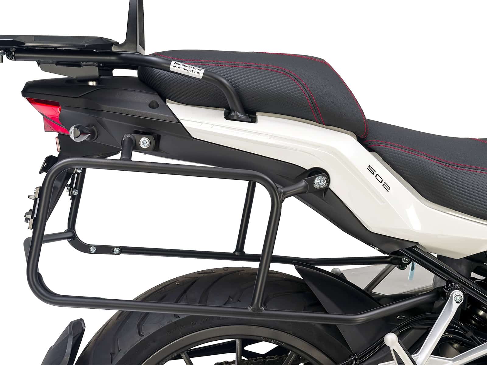 Seitenkofferträger festverschraubt schwarz für Benelli TRK 502 (2017-2025)