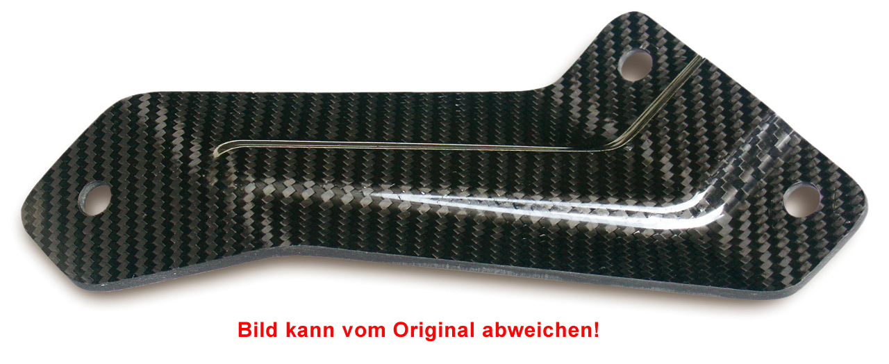 Akrapovic Auspuffhalter Carbon, linke Seite