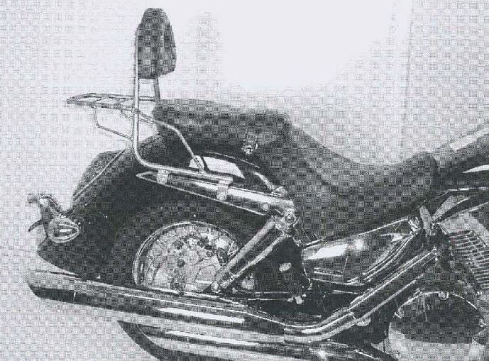 Sissybar ohne Gepäckträger chrom für Honda VTX 1300 (2003-2007)