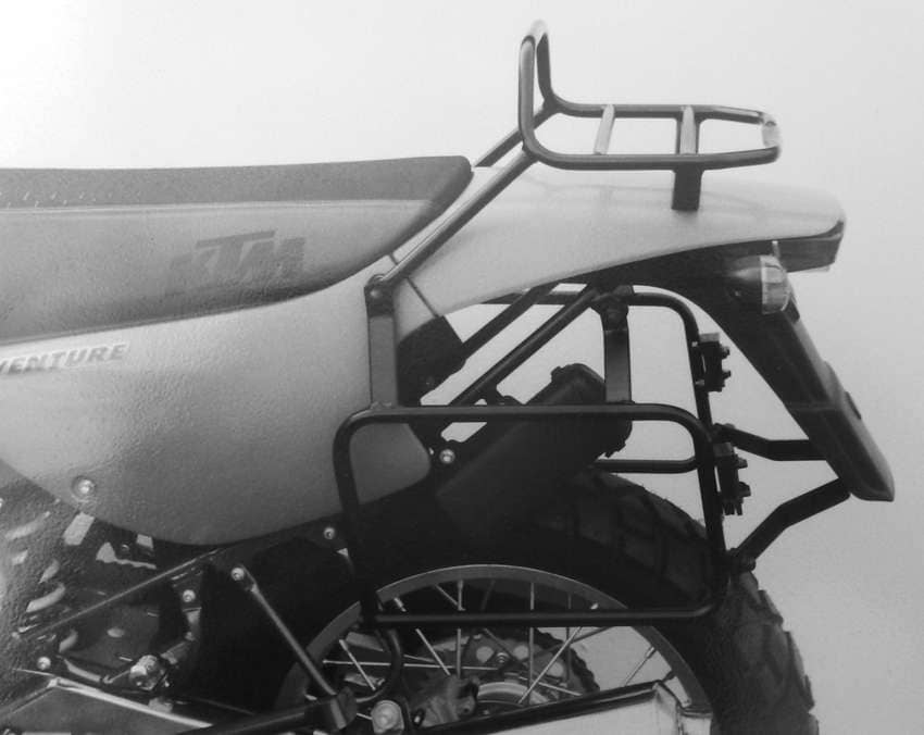 Rohrgepäckbrücke Topcaseträger schwarz für KTM LC4 620 Adventure (1997-1998)