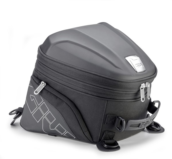 Erweiterbare Hecktasche für sportliche Motorräder 22 Liter Volumen