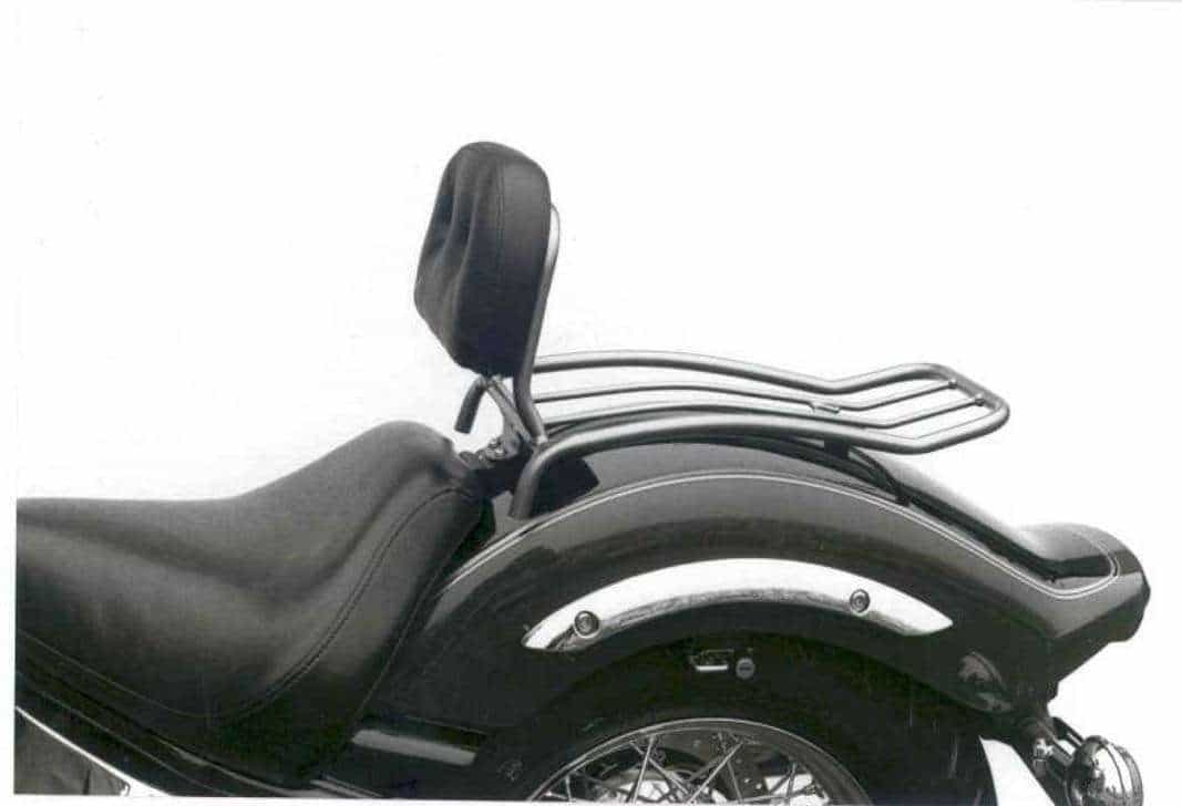 Solorack mit Rückenlehne chrom für Yamaha XVS 1100 Drag Star (1999-2002)
