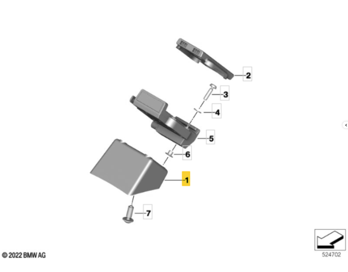BMW Motorrad Halter Navigator für R18B + Transcontinental