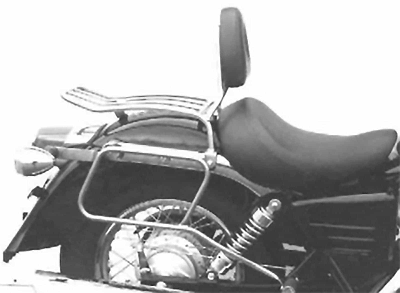 Rohr-Ledertaschenhalter chrom für Honda VT 125 C2 Shadow (1999-2000)