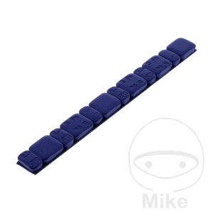 Klebegewicht Eisen Riegel 45 g JMP blau 5 / 2.5 gramm Inhalt 15