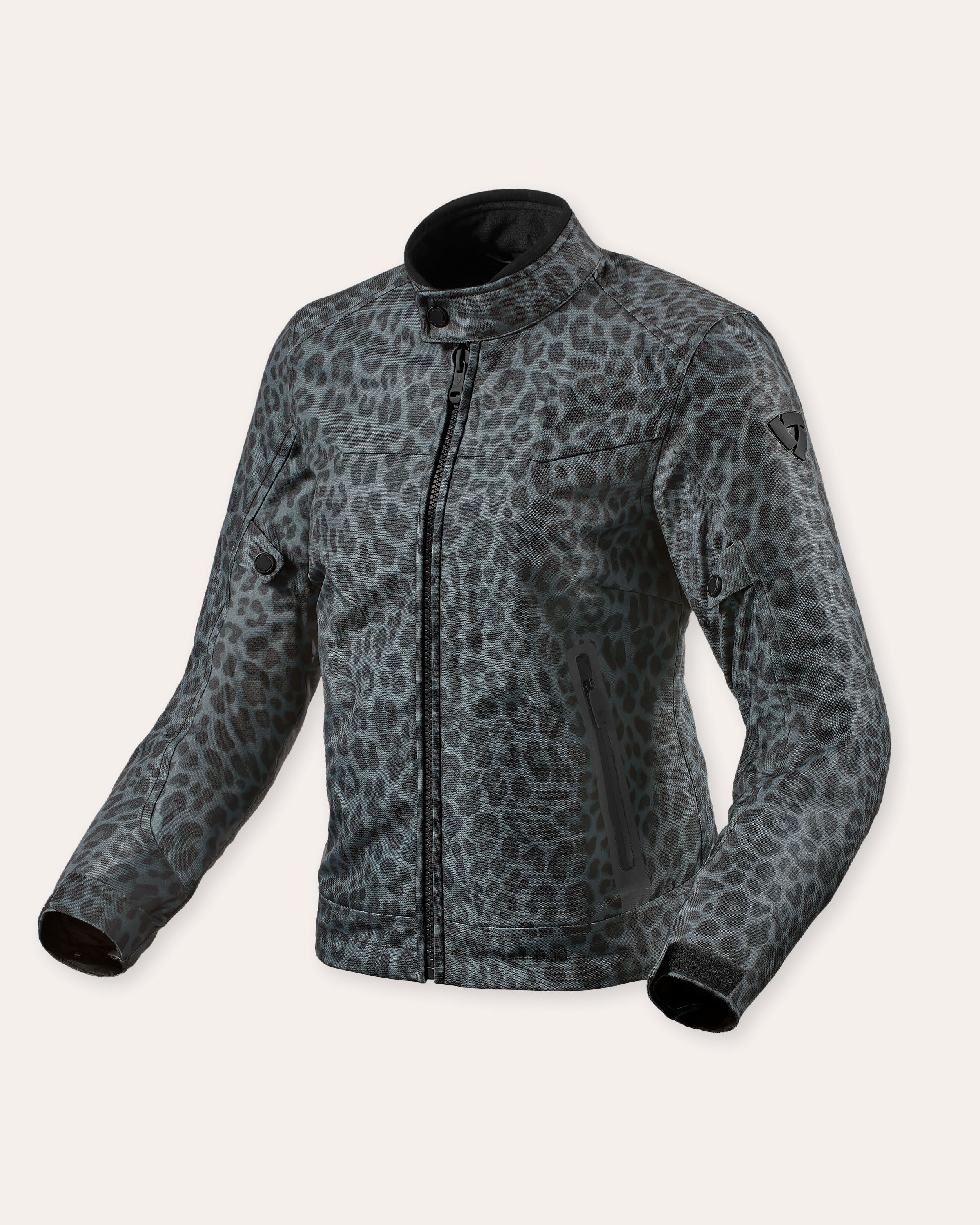 Jacke Shade H2O Ladies | Leopard-Dark Grey - Leopard-Dunkelgrau / XS / Standard - Größe: XS - Länge: Standard