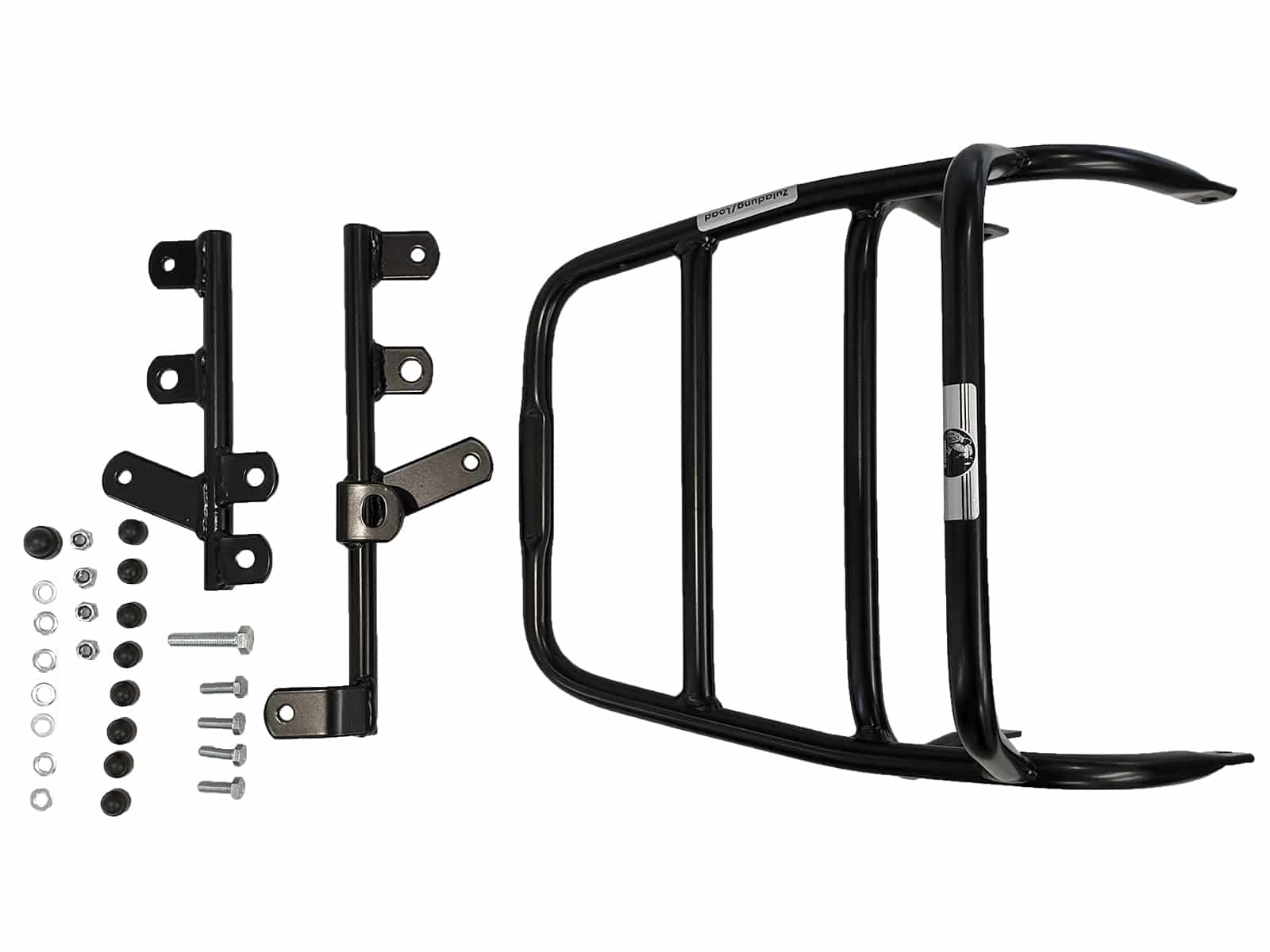 Rohrgepäckbrücke Topcaseträger schwarz für Yamaha XT 500 (1975-1985)