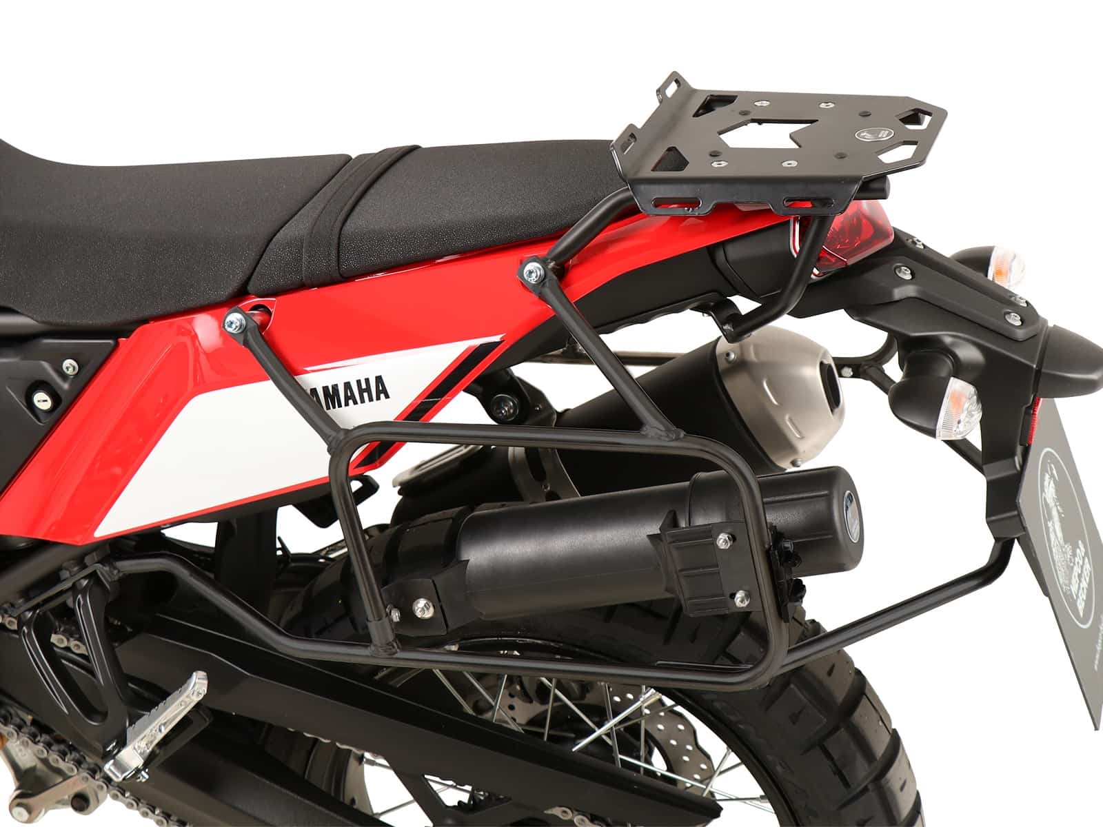 Seitenkofferträger festverschraubt schwarz für Yamaha Ténéré 700 / Rally (2019-2024)