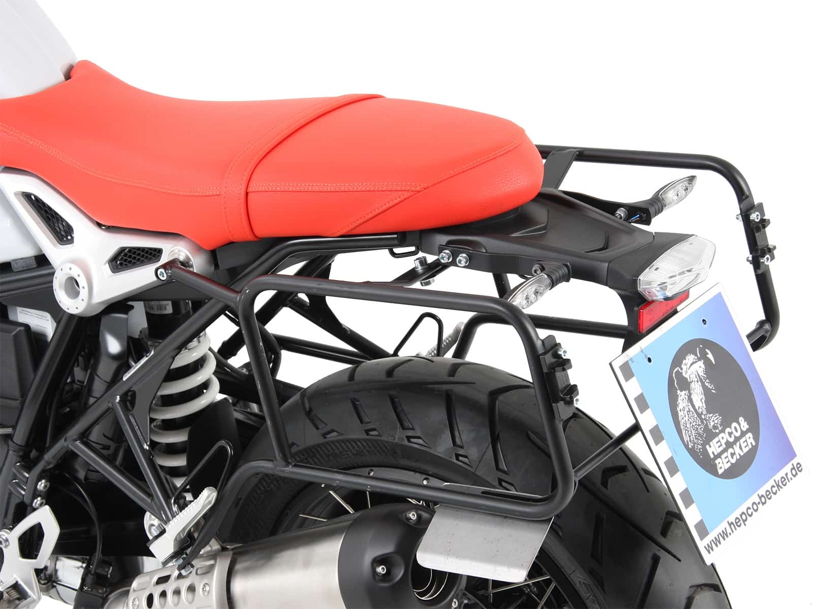 Seitenkofferträger festverschraubt schwarz für BMW R nineT Pure (2017-2023)