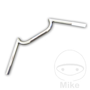 Lenker Stahl chrom 22 mm Fehling mit Rohr