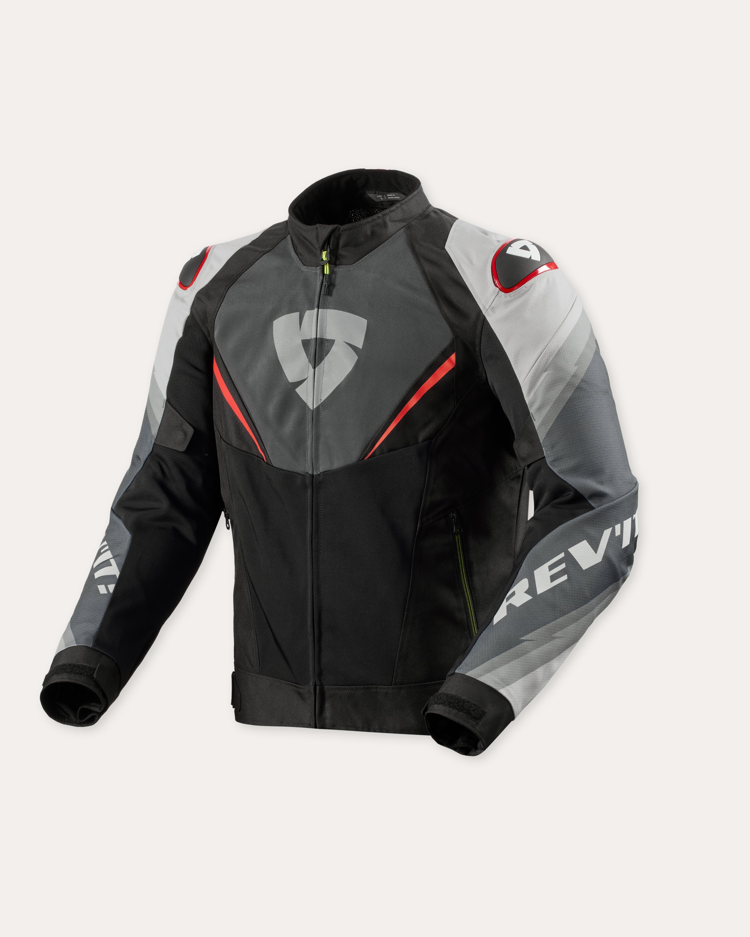 Jacke Quantum 3 Air Grau-Rot XS Standard