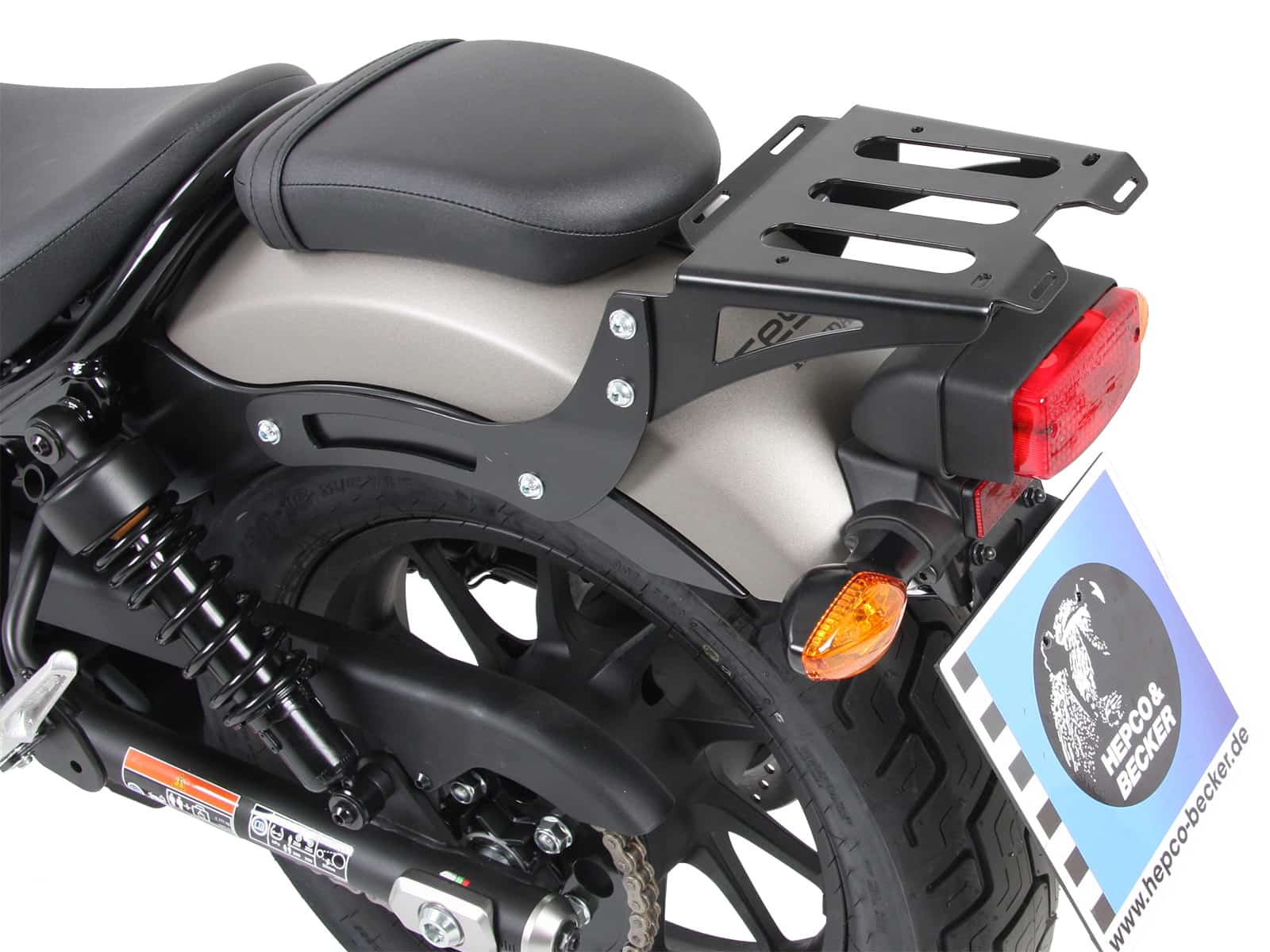 Minirack Softgepäck-Heckträger schwarz für Honda CMX 500 Rebel (2017-)