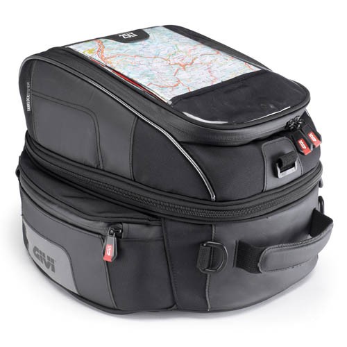 XSTREAM-BAG -Tankrucksack schwarz TANKLOCK, erweiterbar auf 25 Liter Vol., max. Zuladung 2 kg